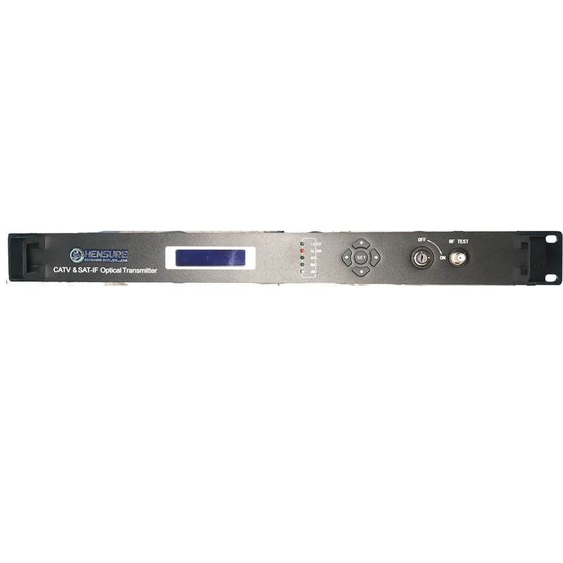 Оптический 1550 нм передатчик catv с двойным источником питания HFC network1550 внутренняя прямая модуляция CATV 10 дБ высокое