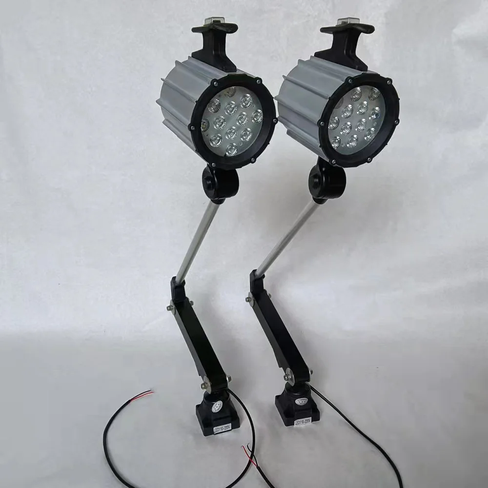 Light-weight waterproof gooseneck work light for magnetic base machine for CNC machine tools