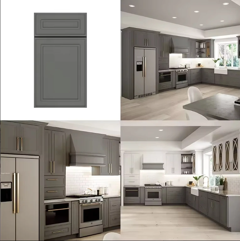 Modern Kitchen Furniture and home improvement units set modern Modern simple design pvc kitchen cabinets