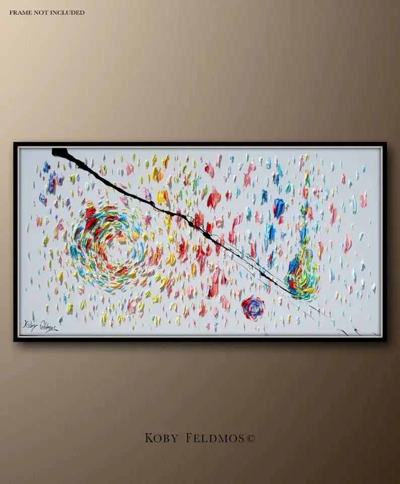 Abstract Oil Painting Core Handmade Abstract Canvas painting for living room home hotel cafe modern Wall Decoration