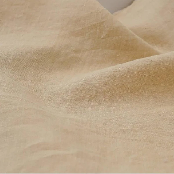 Custom made woven 100 percent soft natural eco friendly vintage plain color printed women shirting dressmaking hemp fabric