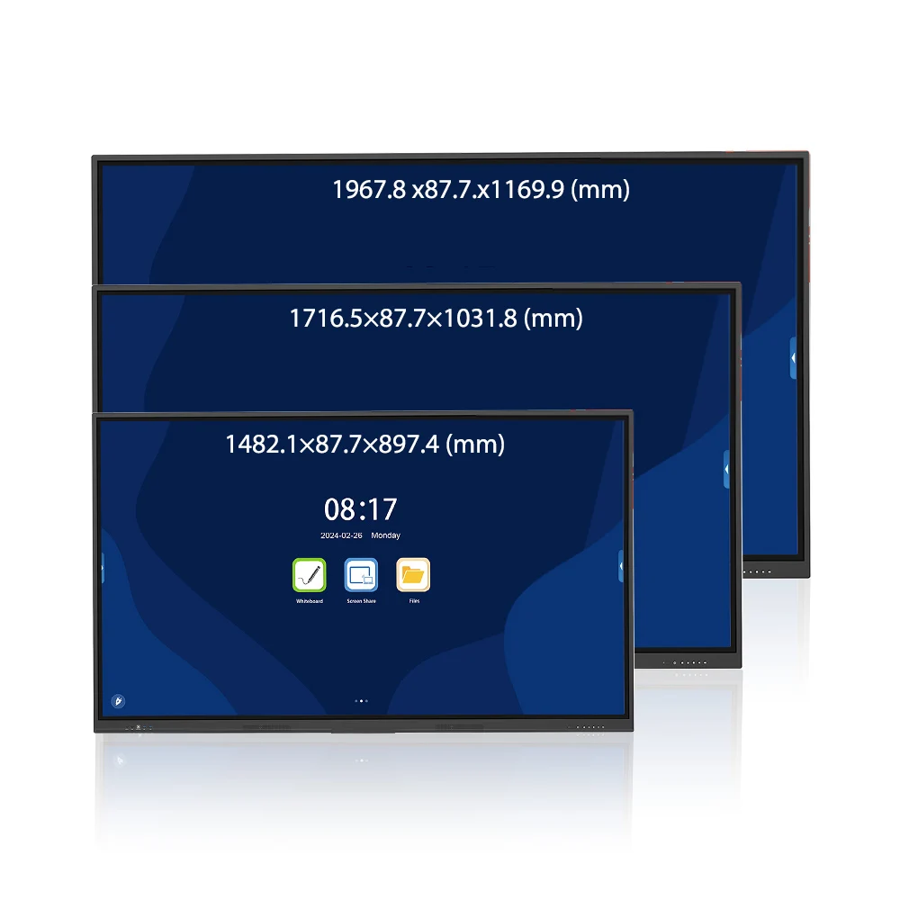 Customized Board TV Smart Class Digital Board All Touch Screen Electronic White OEM 65 inch for Classroom teaching
