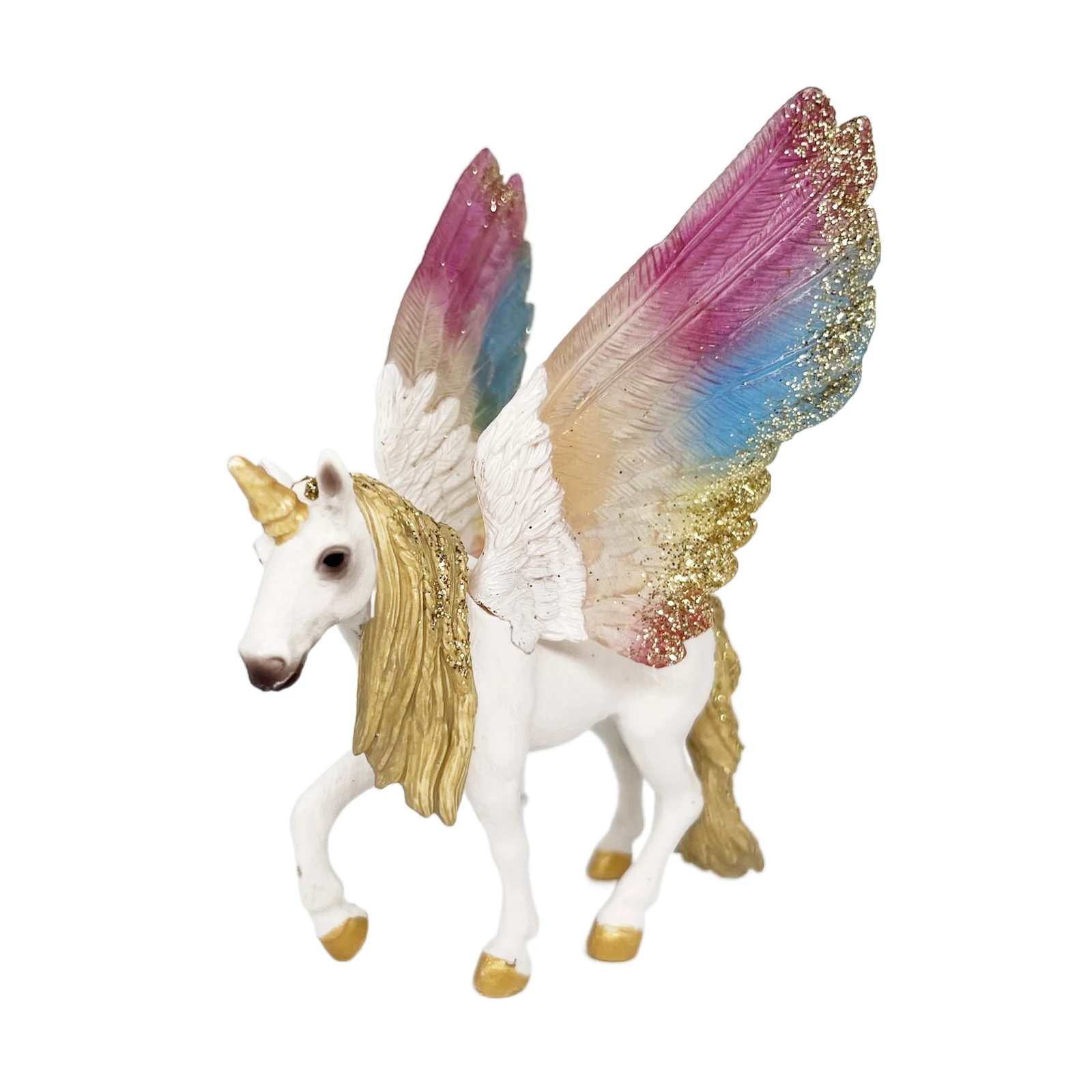 Фэнтезийные фигурки игрушки реалистичные дракона детализированные высококачественные пластиковые единорог розовый моноцерус
