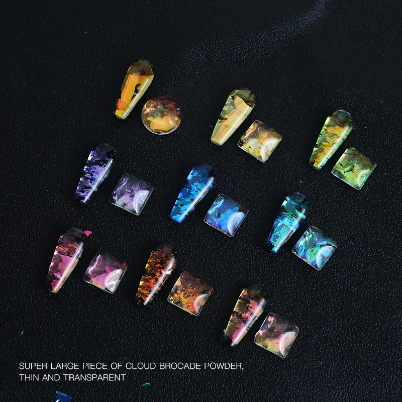 Free Samples High Transparency Chameleon Flake Pigment Opal Flakes Powder