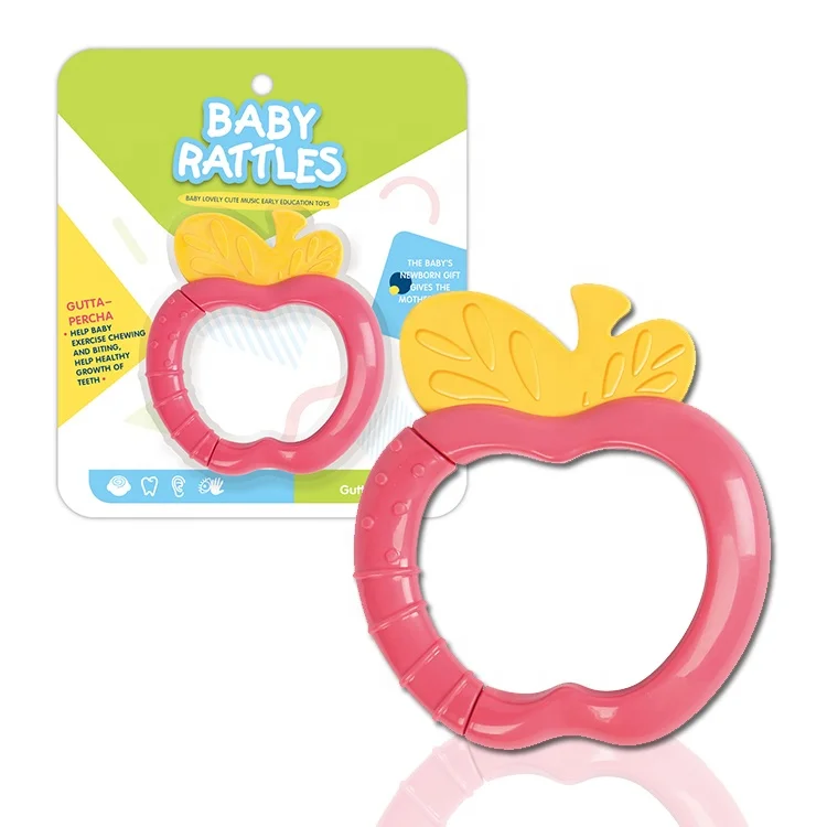 
2020 Play Plastic Early Education Activity Toddler Hand Teethers Toy Set Baby Rattles 