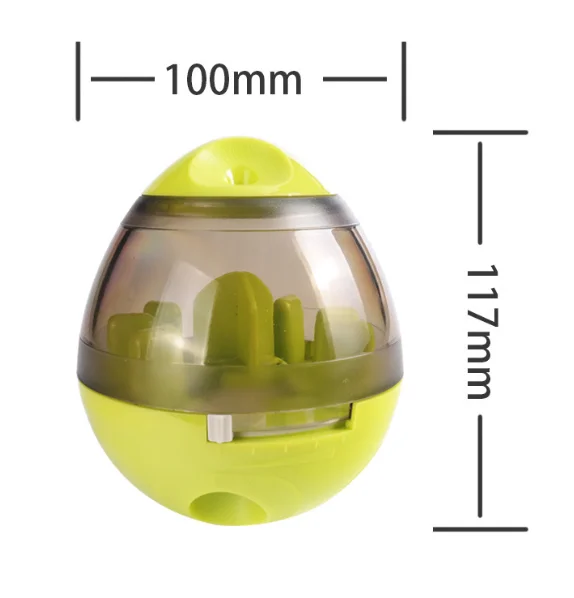 Tumbler Auto Pet Slow Feeder Treat Ball Dog Toy for Pet Increases IQ Interactive Food Dispensing Ball Dog Cat Slow Feed Bowl