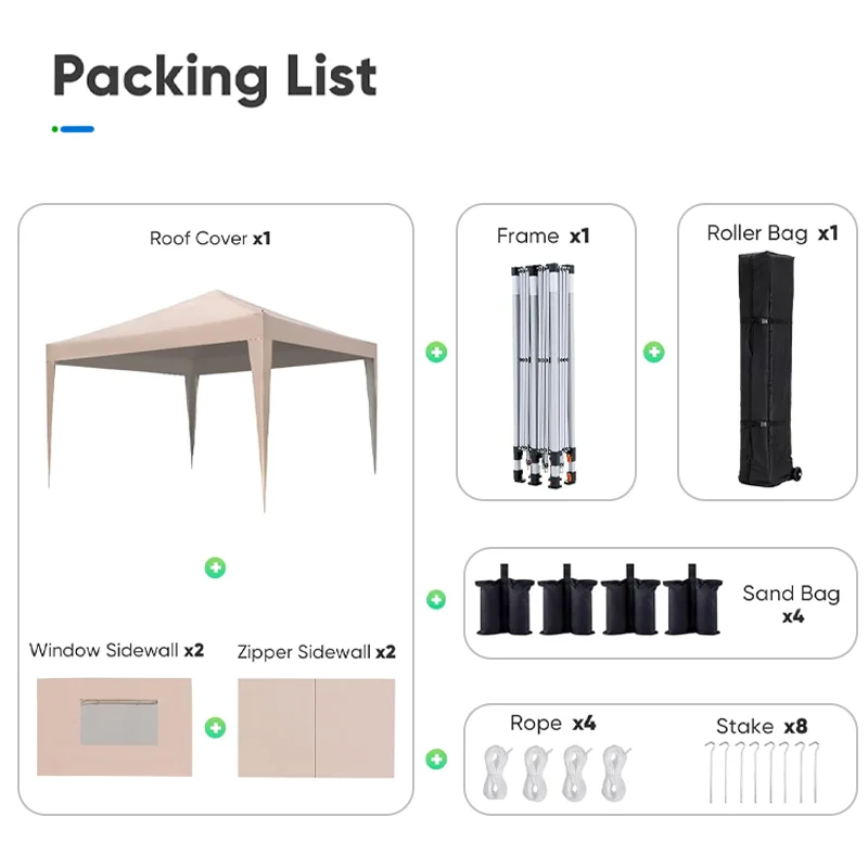 Factory custom outdoor windproof rain pentagon pergola camping fishing gazebo style big tent