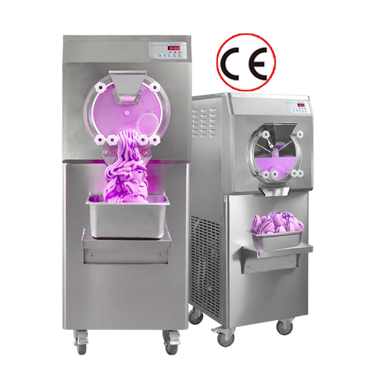 Commercial Continuous Italian Hard Ice Cream Machine Batch Freezer Gelato Ice Cream Machine For Sale