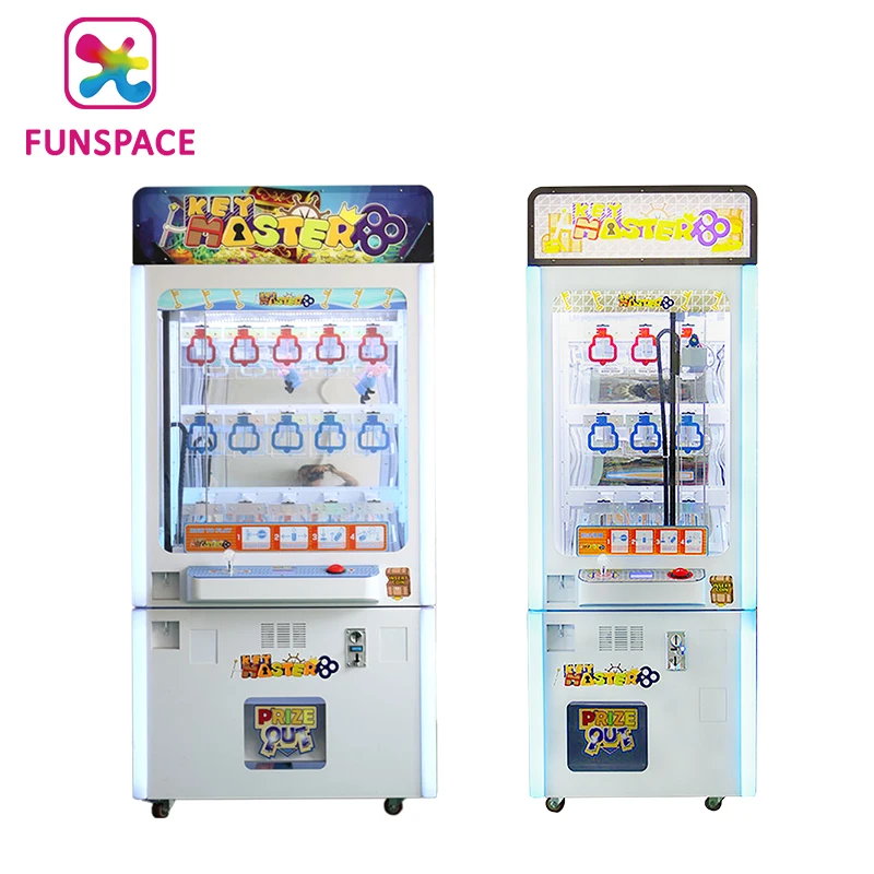 Coin Operated 9 Holes 15 Holes Golden Key Game Shopping Mall Vending Machine Claw Machine Wholesale Mini Key Master