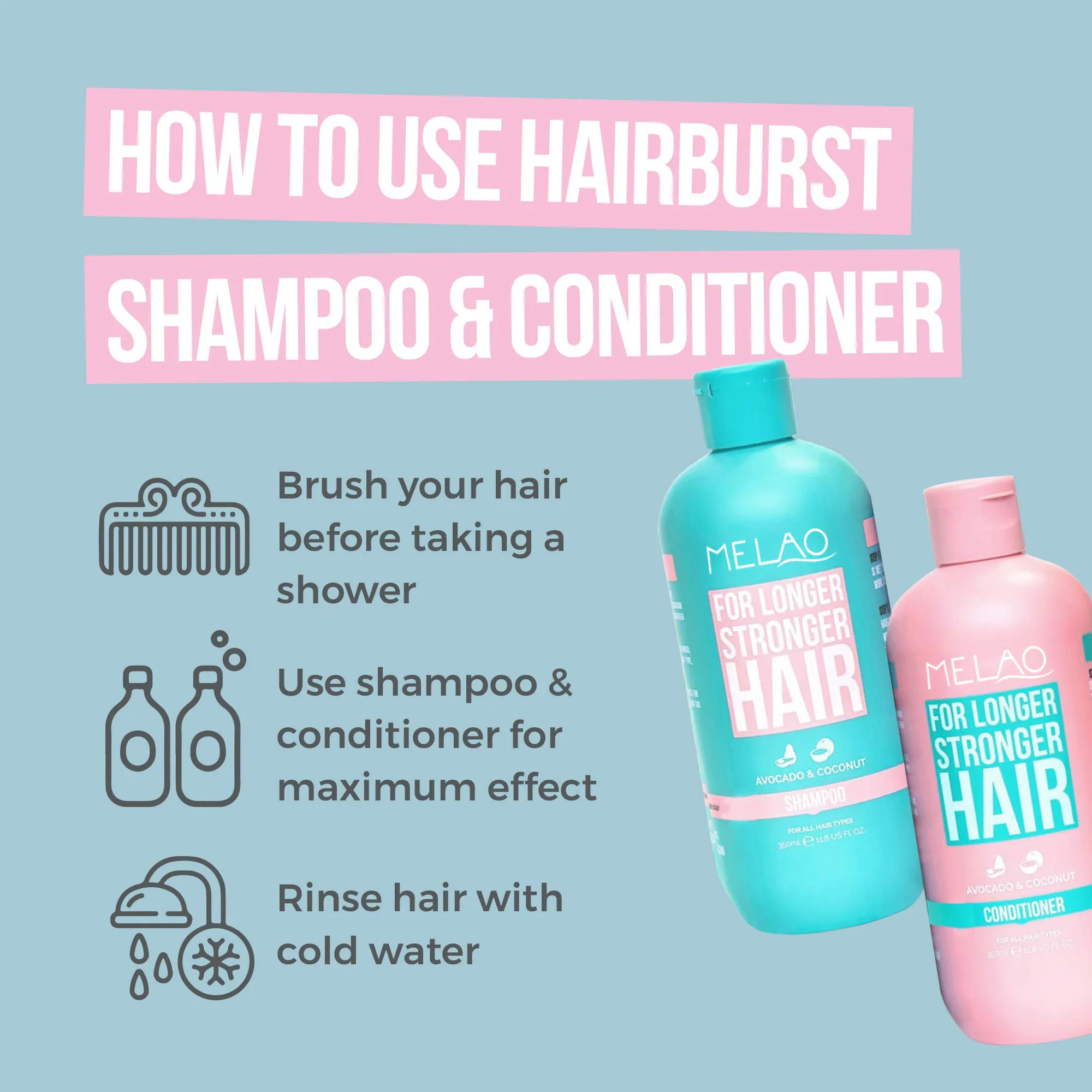 Luxury Wholesale Private Label Sulphate Free Vegan Natural Organic Argan Oil Hair Care Shampoo and Conditioner Set