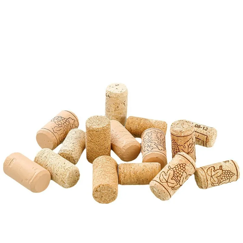 Straight Wood Wine Bottle Stopper with Cork Plug for Sealing Beer & Wine Bottles Lids Bottle Caps & Closures