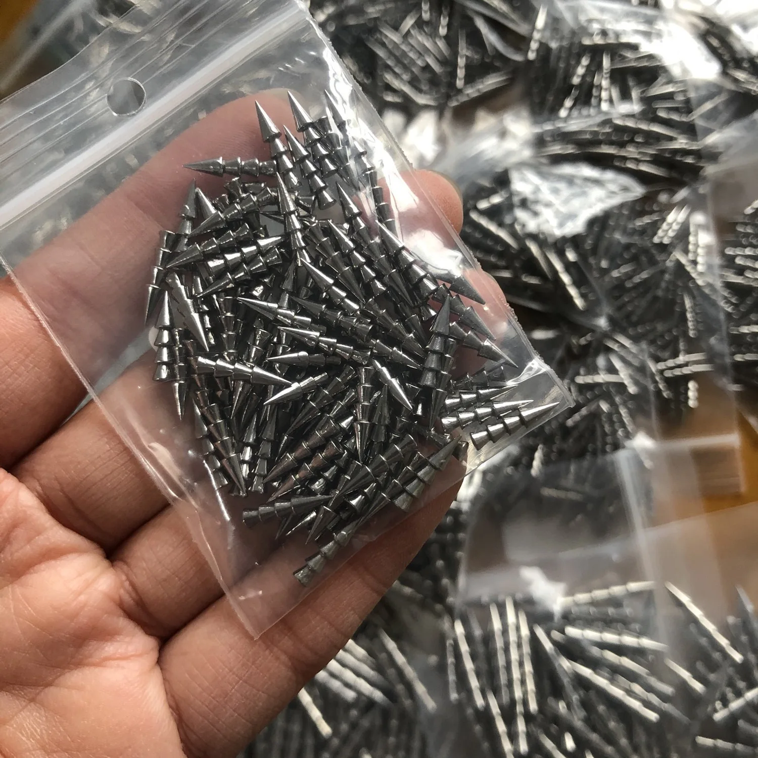 Fishing Accessories Arrow Tungsten Nail Sinker Tungsten Neko-Pagoda Nail Weight
