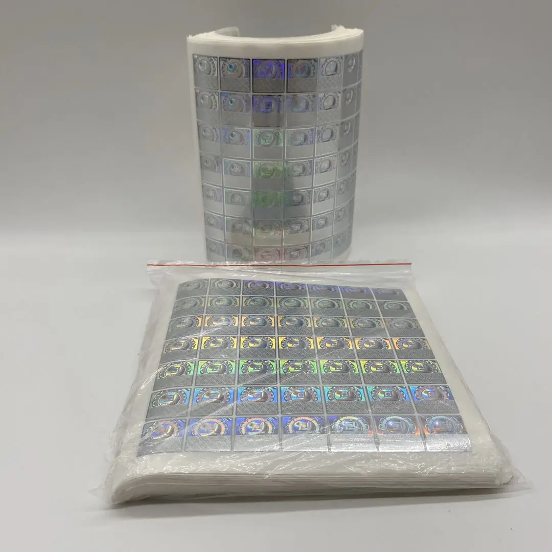 Silver Color 3D Custom Hologram Label Sticker