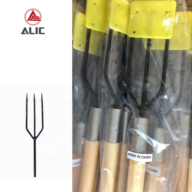5&4&3 Fish Fork many material wooden&steel&aluminum harpoon stainless steel prong