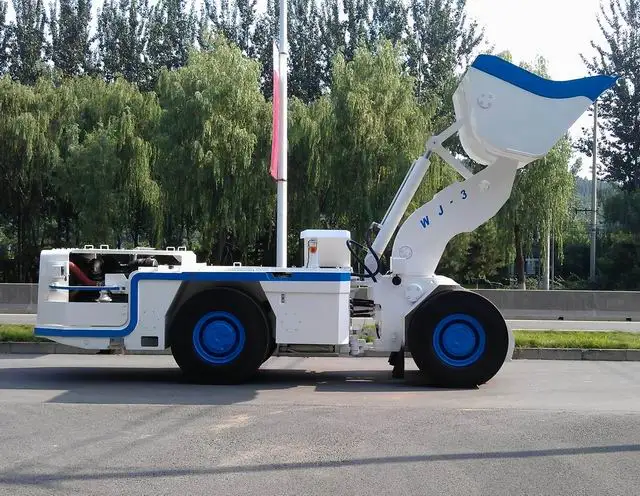 JCCY-3 подземных горных колесный погрузчик LHD (a)