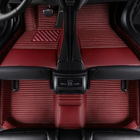 Muchkey Customized All Weather Protection Vehicles Waterproof Leather Car Floor Mats For Cars Fit 95% Sedan SUV Sports Car