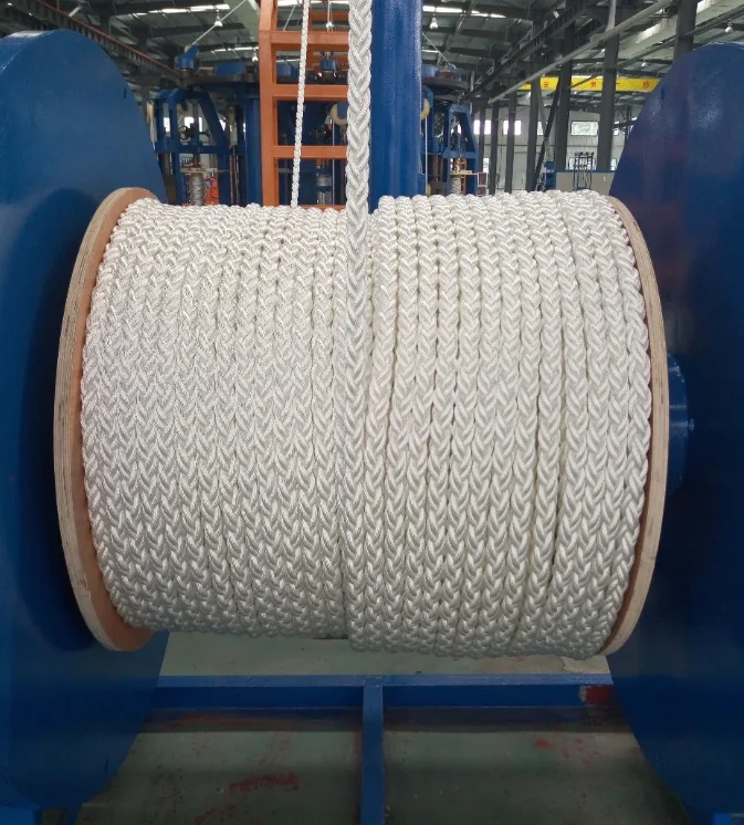 Hot sale braided mooring rope for sea