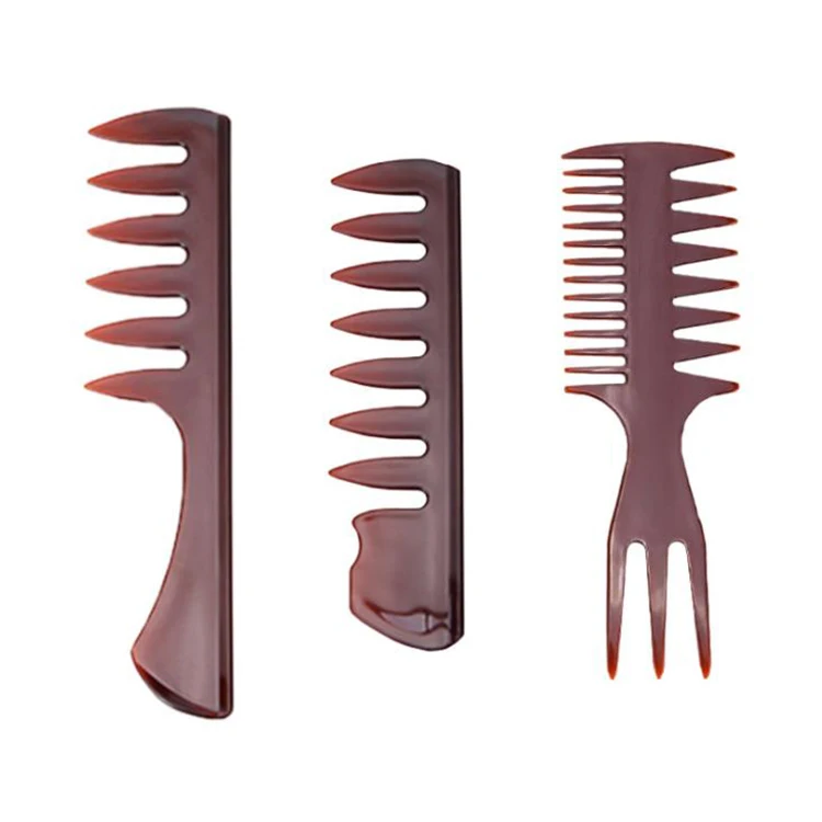 cheap soft silicone binding combs small plastic curve wide tooth comb for hair