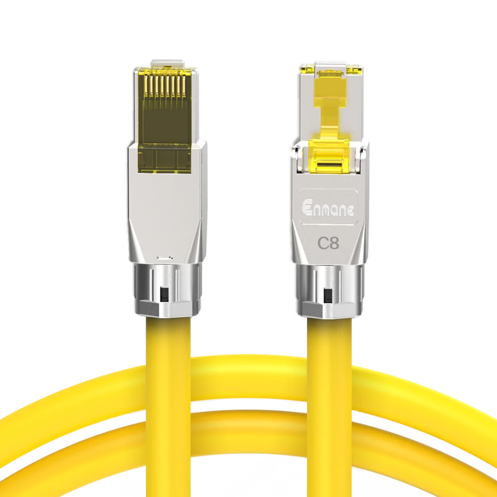 Cat8 Ethernet Cable Double Shielded STP 40 Gigabit 2000MHz Cat 8Premium High Speed Network Cable communication cables