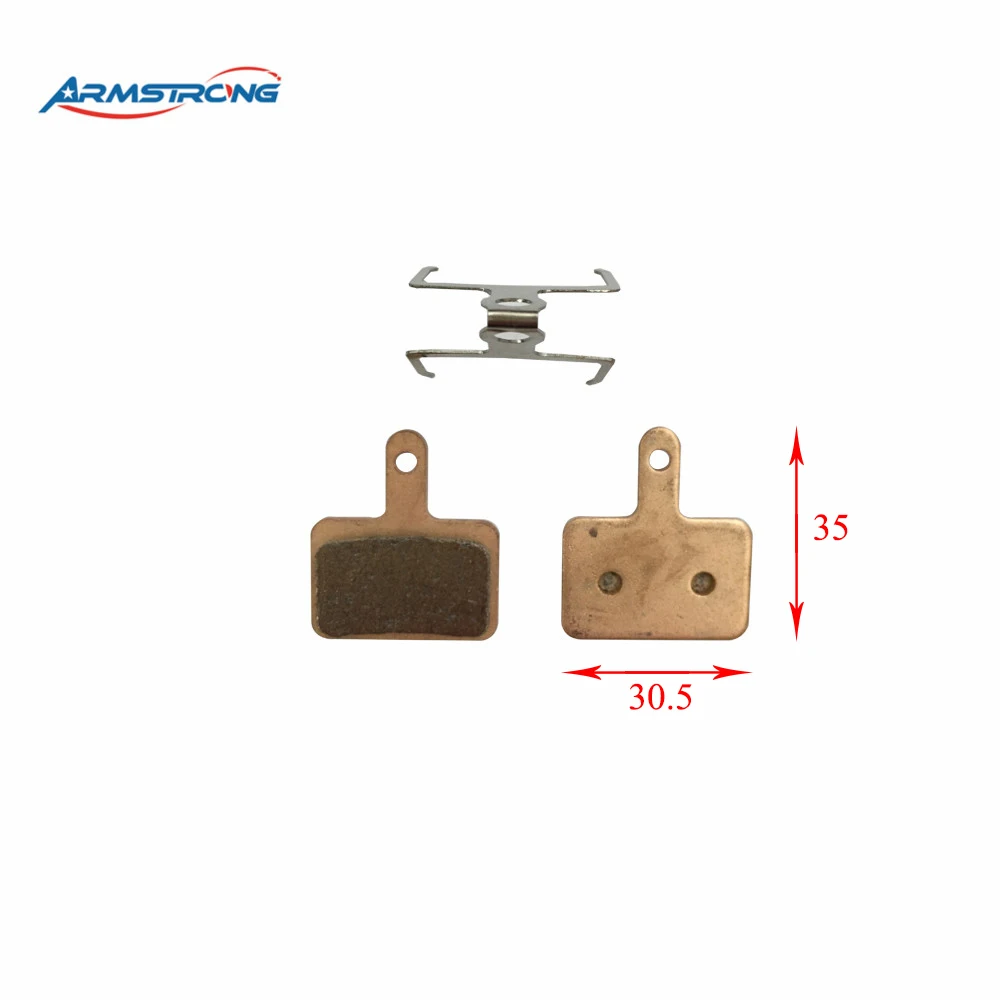AS611, Mountain Bicycle Oil Brake Pads Bicycle Disc Brake Pad Sintered Road Bicycle Brake Used for SHIMANO Deore/TEKTRO/PROMAX