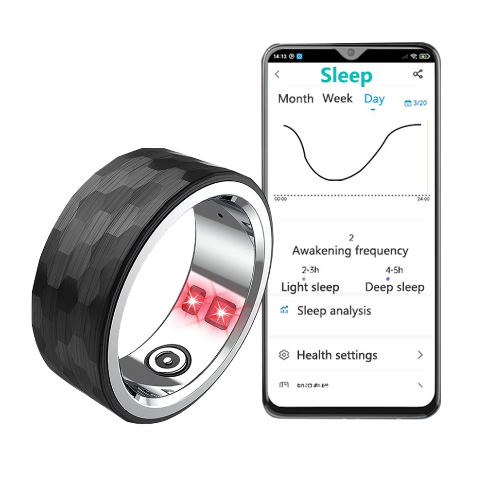 R01 Smart Ring Multifunction Wearable Technology fitness health monitoring finger Smart Wear Ring R01