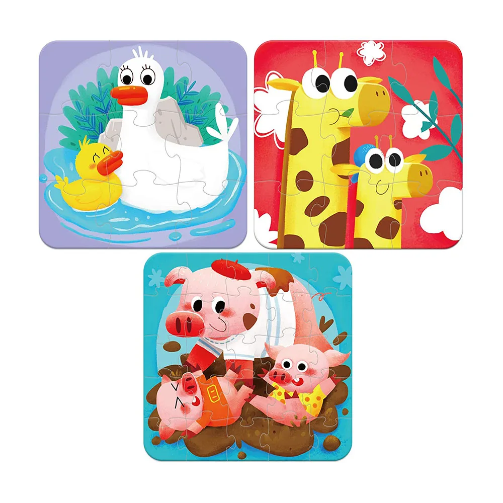 Printed Animal Cute Wholesale Dinosaur Custom Made Toddler Jigsaw Puzzles