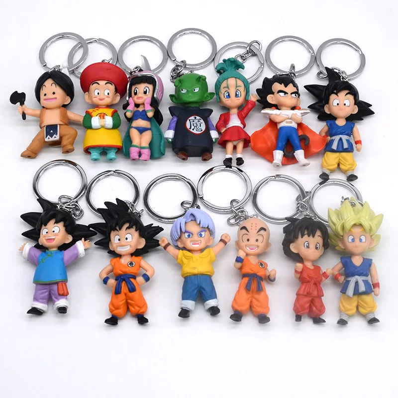 Anime One Piece Keychain Pendant Cartoon Luffy Soron Ace Garage Kit Keychains Fan Collection Memorial Best Gift Keyring