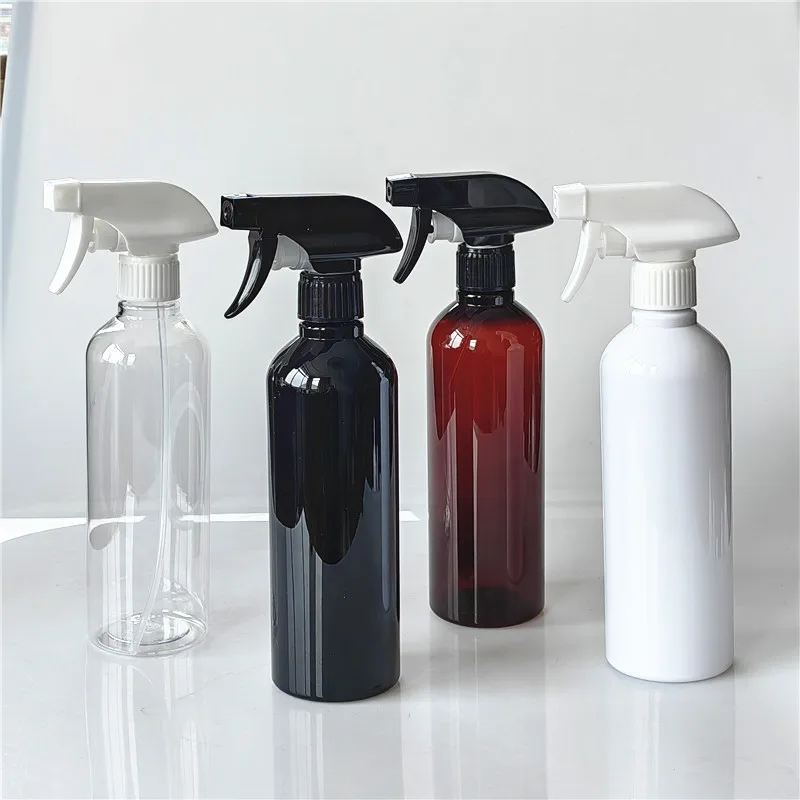 Factory Black 500 ml Spray Bottle For Car Cleaner Small Sanitizer Refill Sprayer Bottle Customized Sticker 17 oz