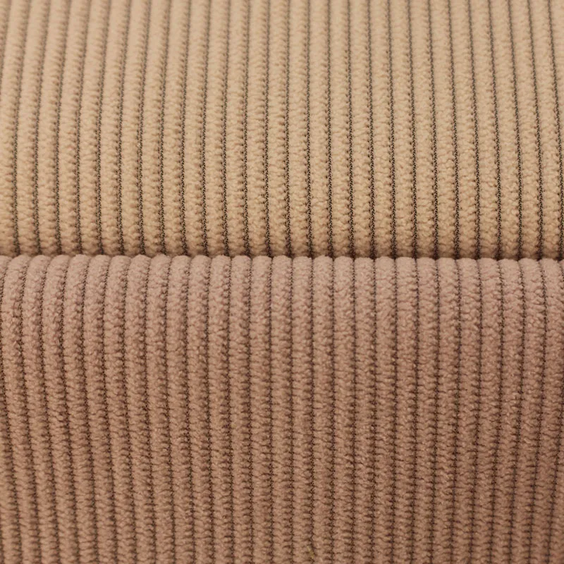 Fashion style 100% Polyester corduroy fabrics garment fabric corduroy fabric for garment