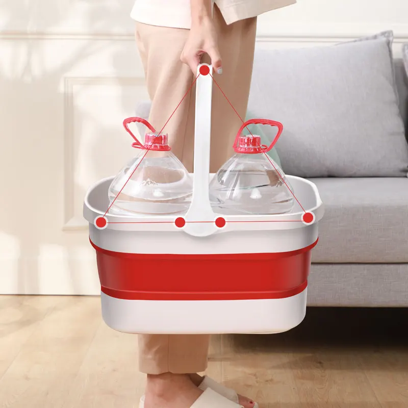 BOOMJOY Mop Buckets Foldable Folded Car Wash Bukcet Collapsible Water Bucket