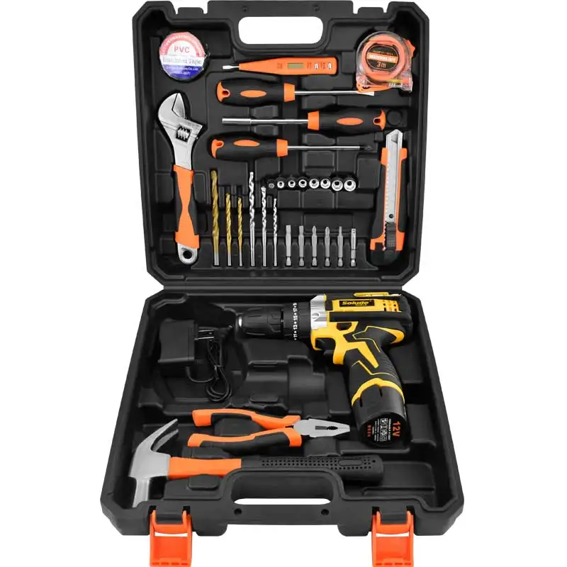 32 pcs Lithium electric drill electrician tool kit tool set equipment power tools