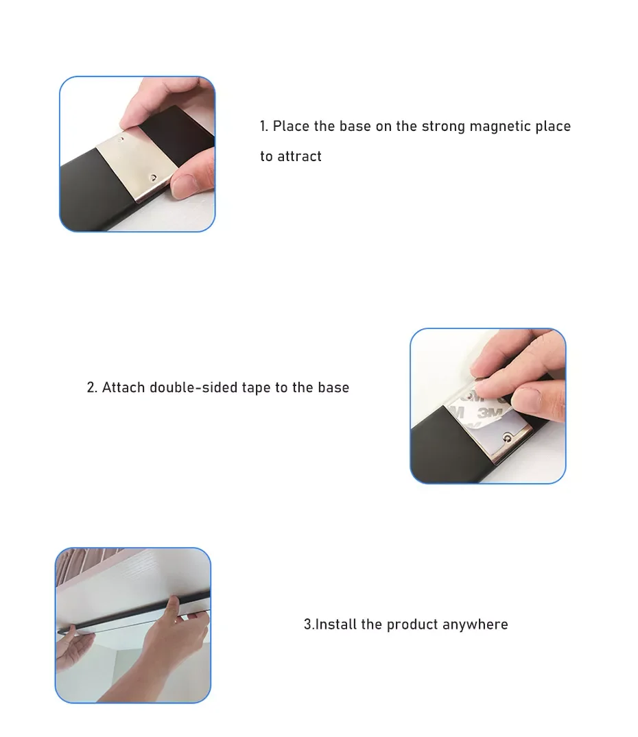 Usb Rechargeable Wireless Battery Power Aluminium Closet Lights Automatic Magnet Motion Sensor Under Cabinet Light For Kitchen