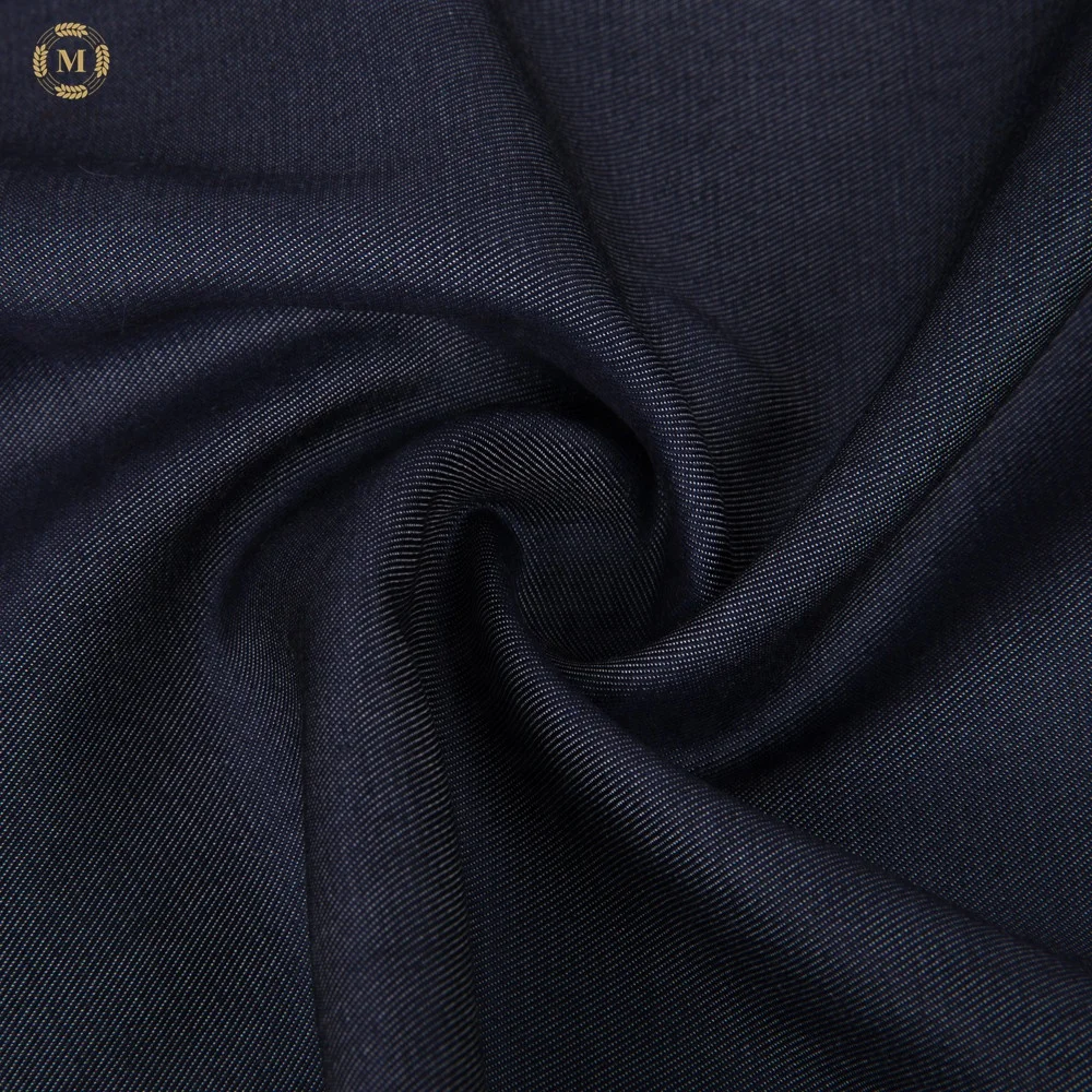 12323A 30s * 30s саржа 100% tencel Jeans тканая ткань для женщин пальто брюки платья