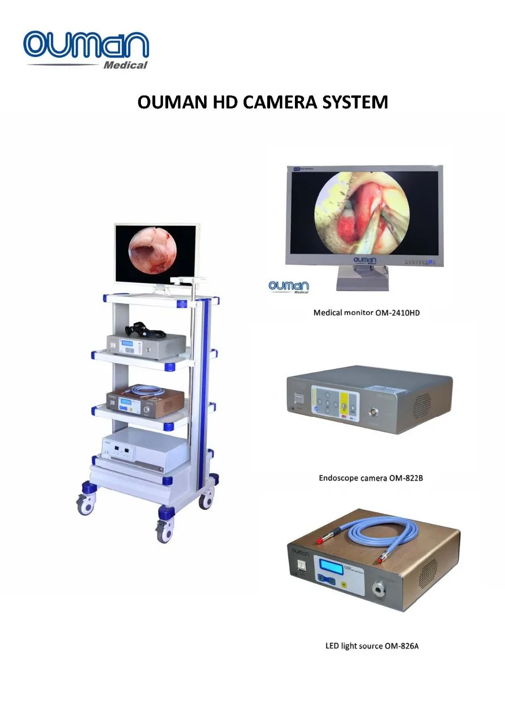 Hot Sale Otoscopy Laryngoscopy 900 Lines HD Medical Endoscope Video Camera