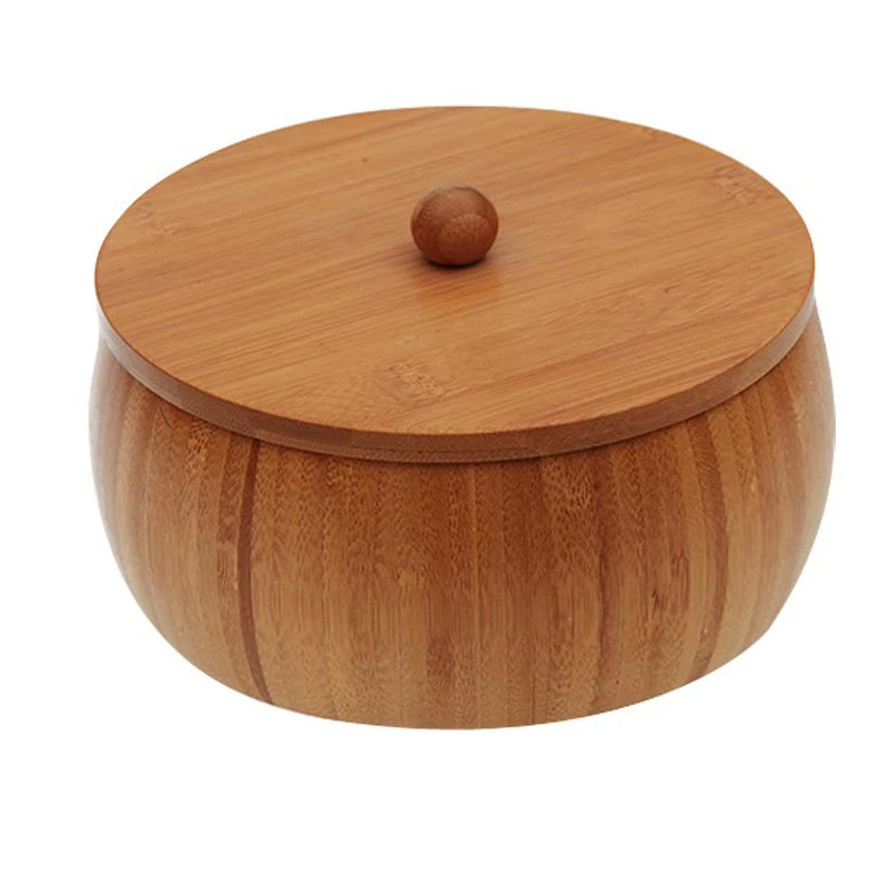 Natural Organic Bamboo Serving Dish Dinnerware Large Bamboo Wood Salad Bowls