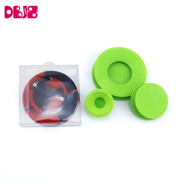 In stock smoking accessories cleaning caps custom Logo silicone water pipe caps kit