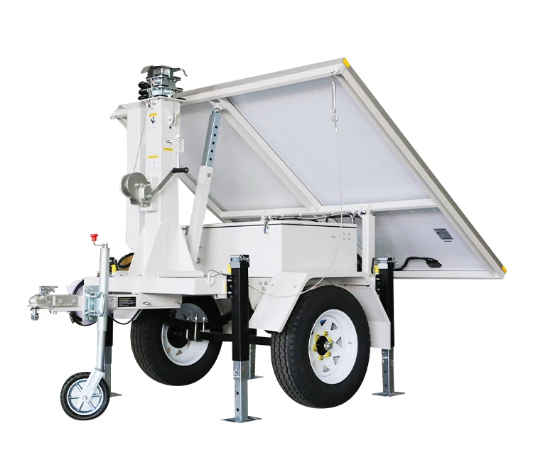 cctv camera solar trailer
