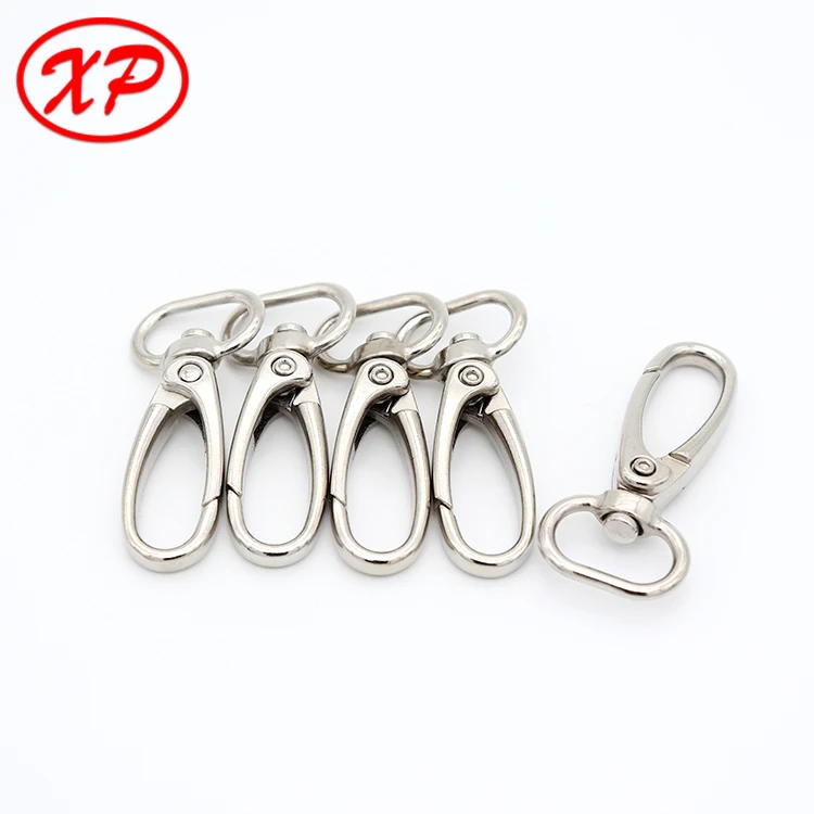 Оптовая Посеребренная металлическая сумка карабин для собаки