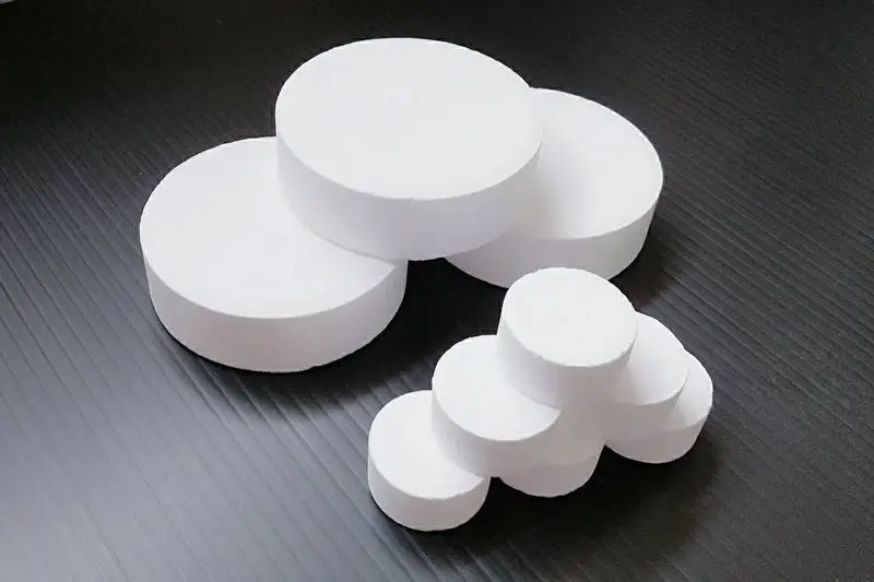 
Sodium Dichloroisocyanurate (SDIC) 60% 56% Tablets/Powder 