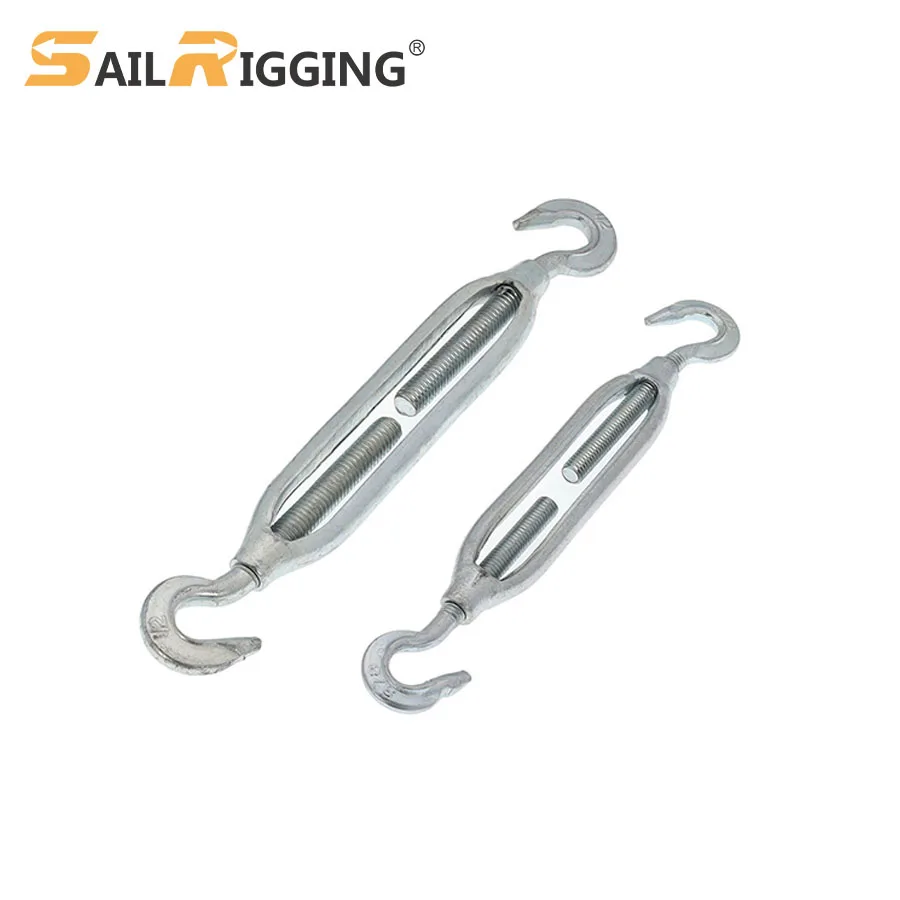 Rigging Screw JIS Type Frame Turnbuckle Q235 Carbon Steel Electro Galvanized Turnbuckle Hook And Hook