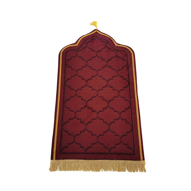 Low price Muslim Prayer Rug Islamic Prayer Mats Memory Foam Thick Turkey Soft Prayer Mat with cheap price