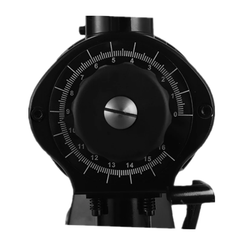 Electric Coffee Grinder Coffee Mill Machine Coffee Bean Grinder Machine Flat Burrs Grinding Machine  Black