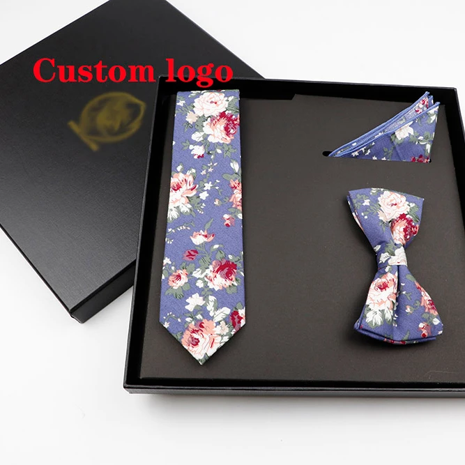 Мужская Подарочная коробка с галстуком для свадебной вечеринки с настраиваемым логотипом