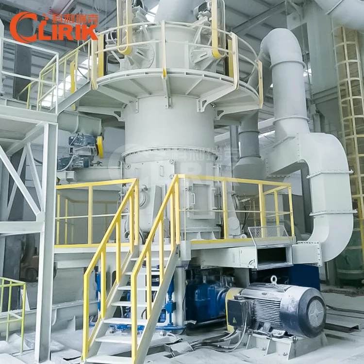 Calcium Oxide Powder Vertical Processing Mill for quartz graphite calcite feldspar fluorite  powder production line