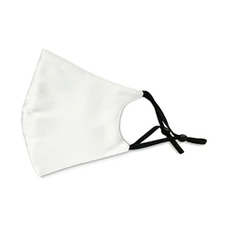 Skin Care Collagen Light Black Silk Face Mask Custom Print Healthy 100% Mulberry Silk FaceMask