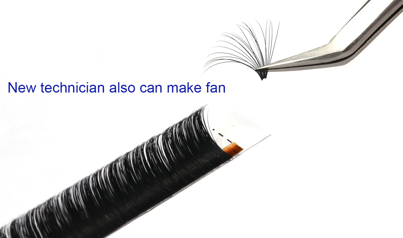 
0.03 0.05 0.07 Automatic Fan Eyelash Extension Silk Mega Volume One Second Rapid Blooming Eyelash Extension 