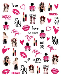 Professional Nails Salon Art Decals Stickers Nail Decals Set Nail Art Stickers