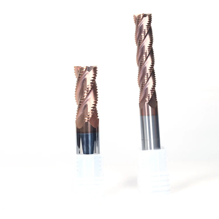 2024 Coarse leather end mill 3-20mm Rough steel milling cutter Roughing end mill