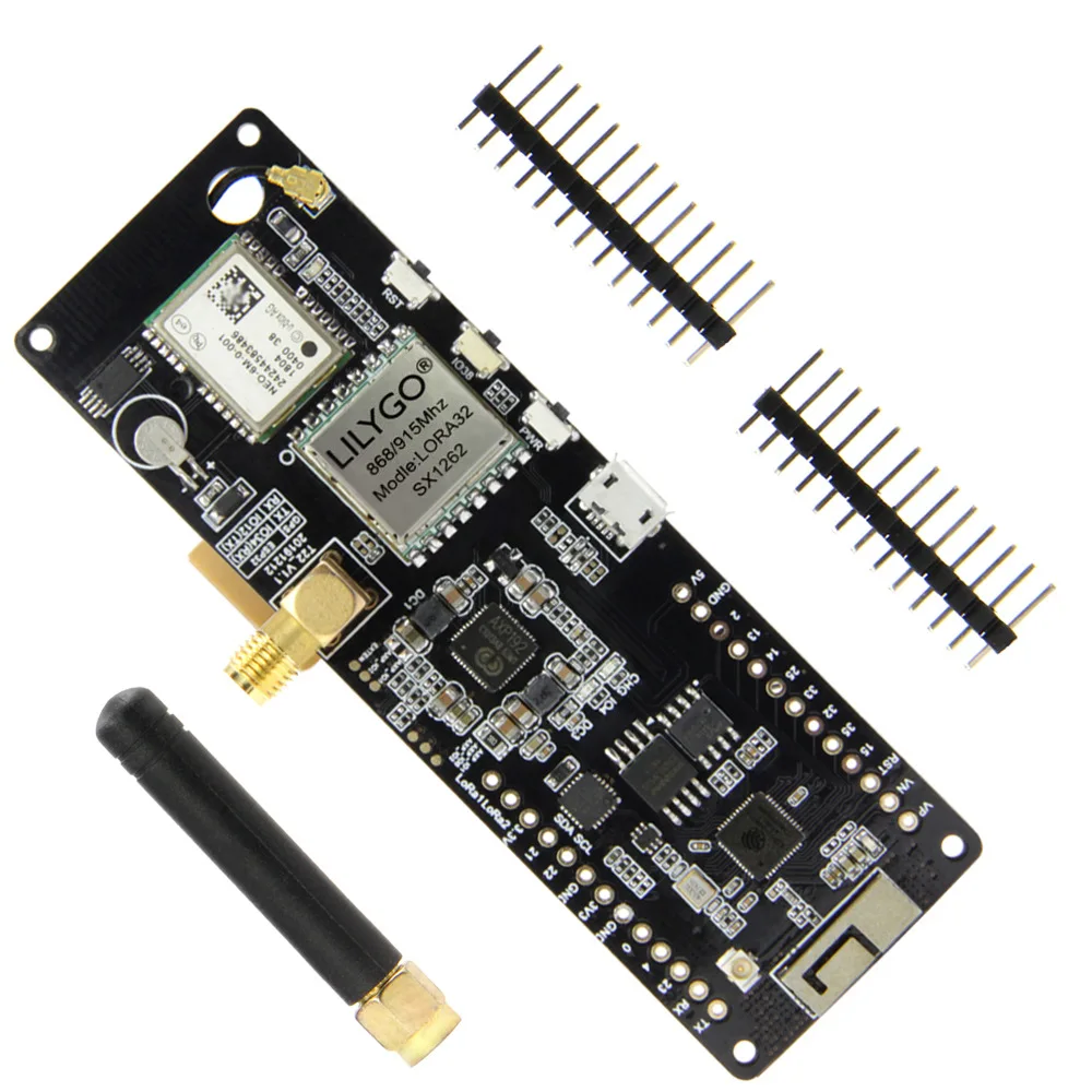 T-Beam V1.1 ESP32 433/868/915/923Mhz WiFi Blue-tooth Module ESP32 GPS  18650 Battery Holder