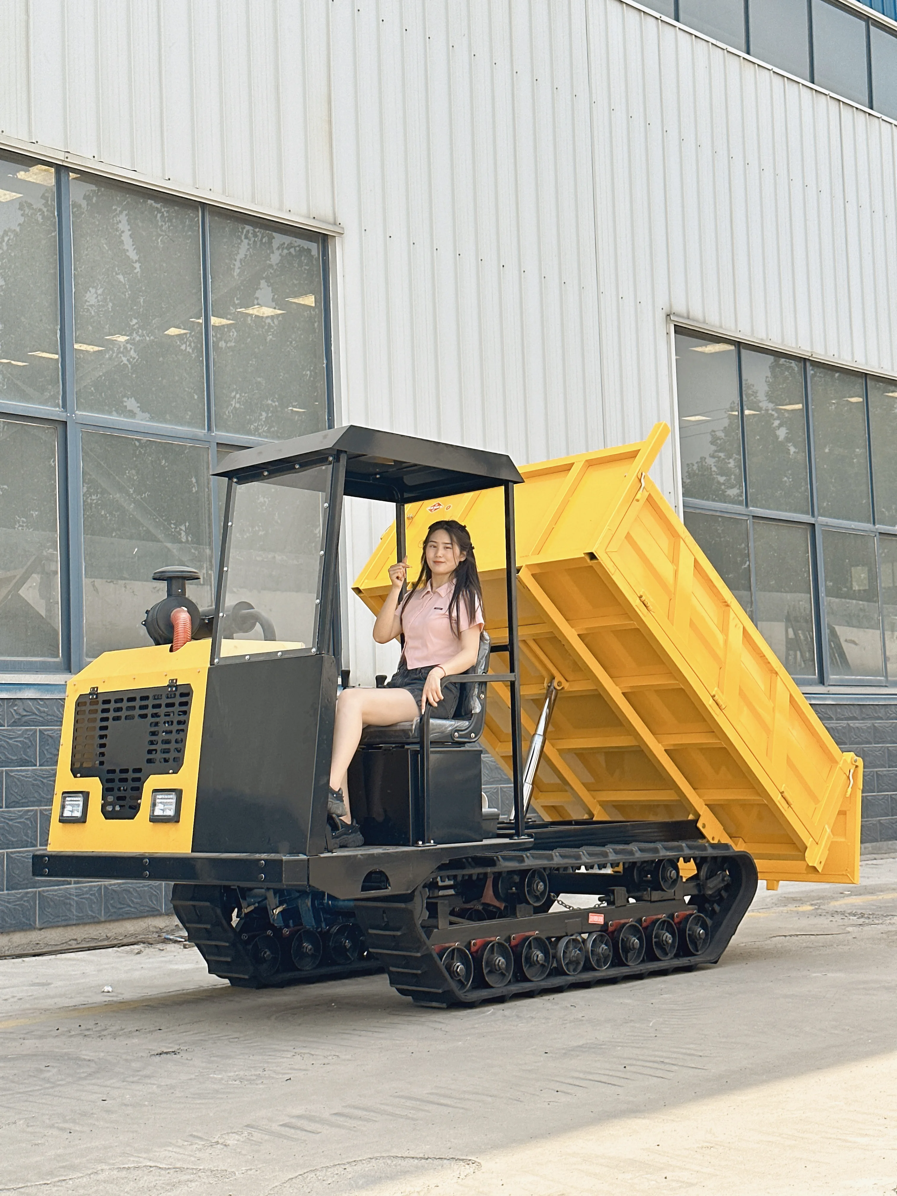 New Good Working Condition Agriculture Forestry Orchard Carrier Diesel Self Loading Mini Dumper